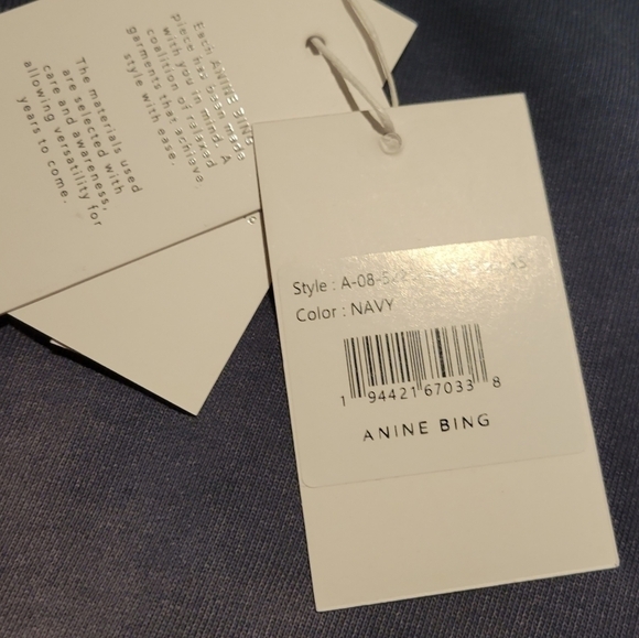 Anine Bing Jaci Sweatshirt Hamburg is a Myth NWT - Picture 5 of 7